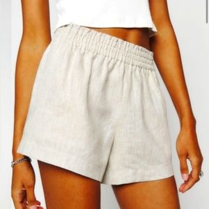 NEW Reformation Linen Shorts